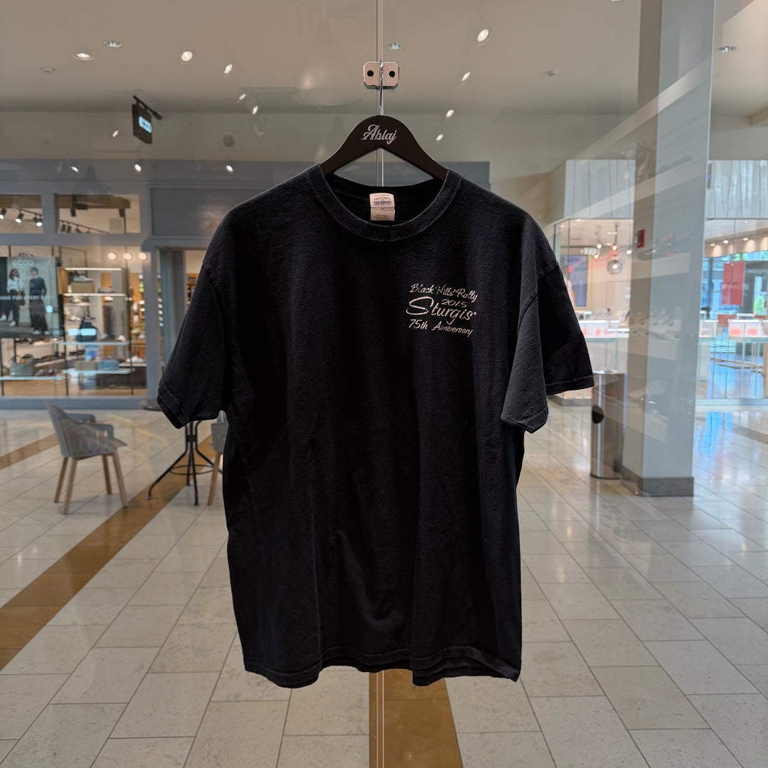 Vintage Sturgis 75th Anniversary Black Hills Tee