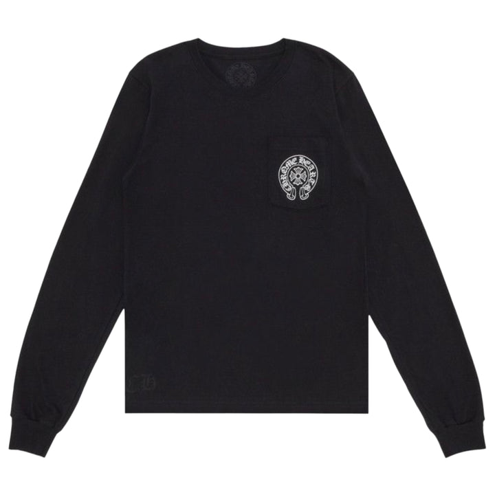 Chrome Hearts Floral Las Vegas Horseshoe L/S Tee Black