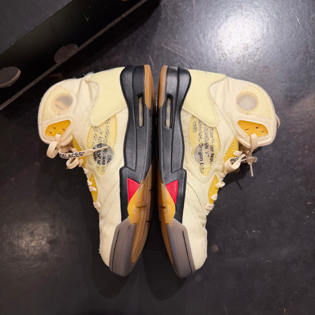 Jordan 5 Retro Off-White Sail (PREOWNED)