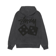 Stussy Dice Dyed Hoodie Black