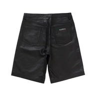 Supreme Baggy Leather Short Black