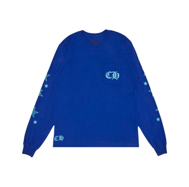 Chrome Hearts Star L/S Tee Blue (PREOWNED)