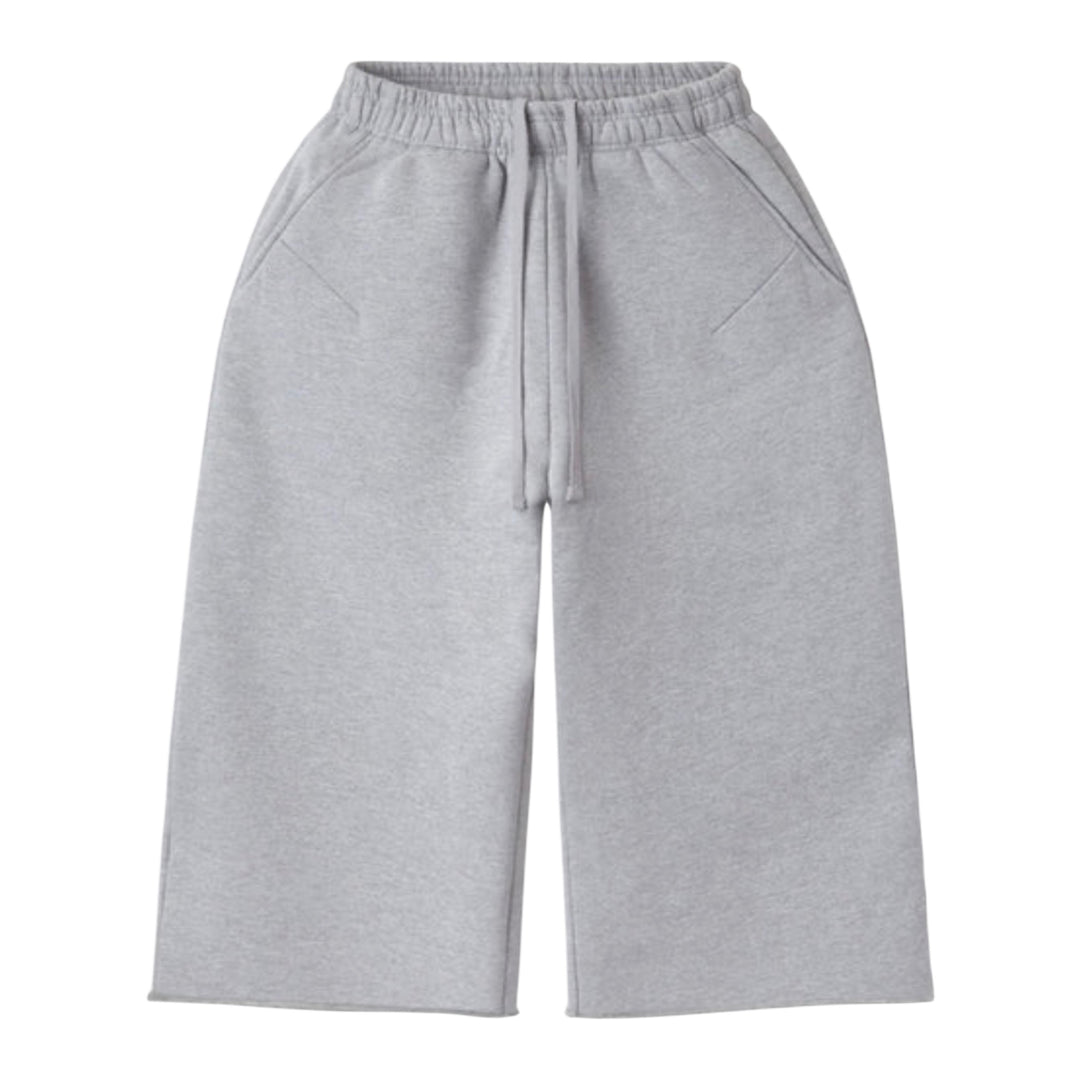 HMDD Blank 3/4 Heather Grey Shorts
