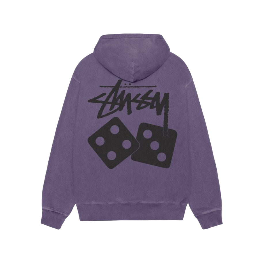 Stussy Dice Dyed Hoodie Grape