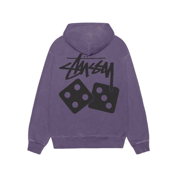 Stussy Dice Dyed Hoodie Grape