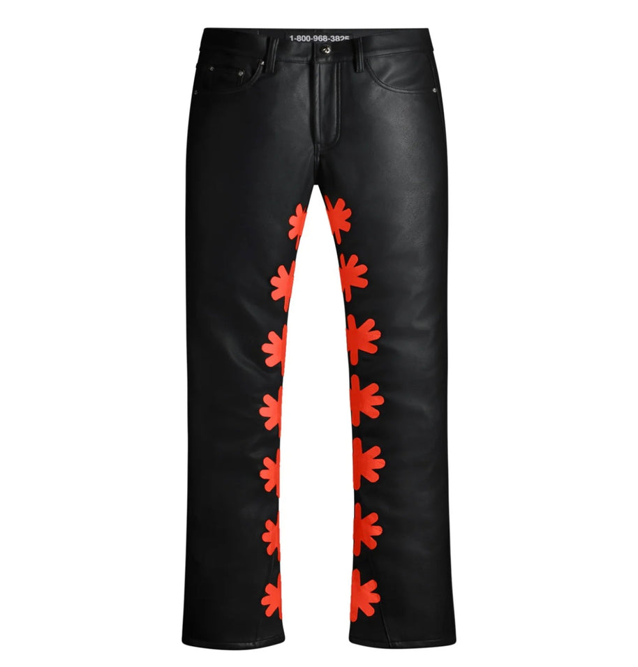 LOST SHDWS Wax Pants Red