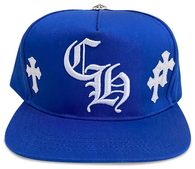 Chrome Hearts Cross Patch Baseball Hat “Blue”