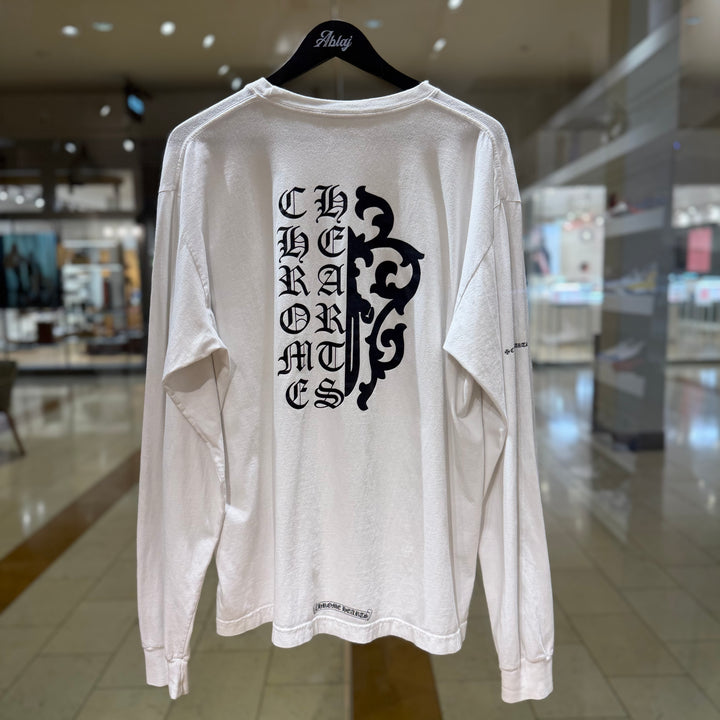 Chrome Hearts Vine Dagger White L/S Pocket Tee (PREOWNED)