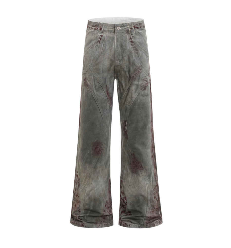 Undeveloped Bloodstain Flare Denim