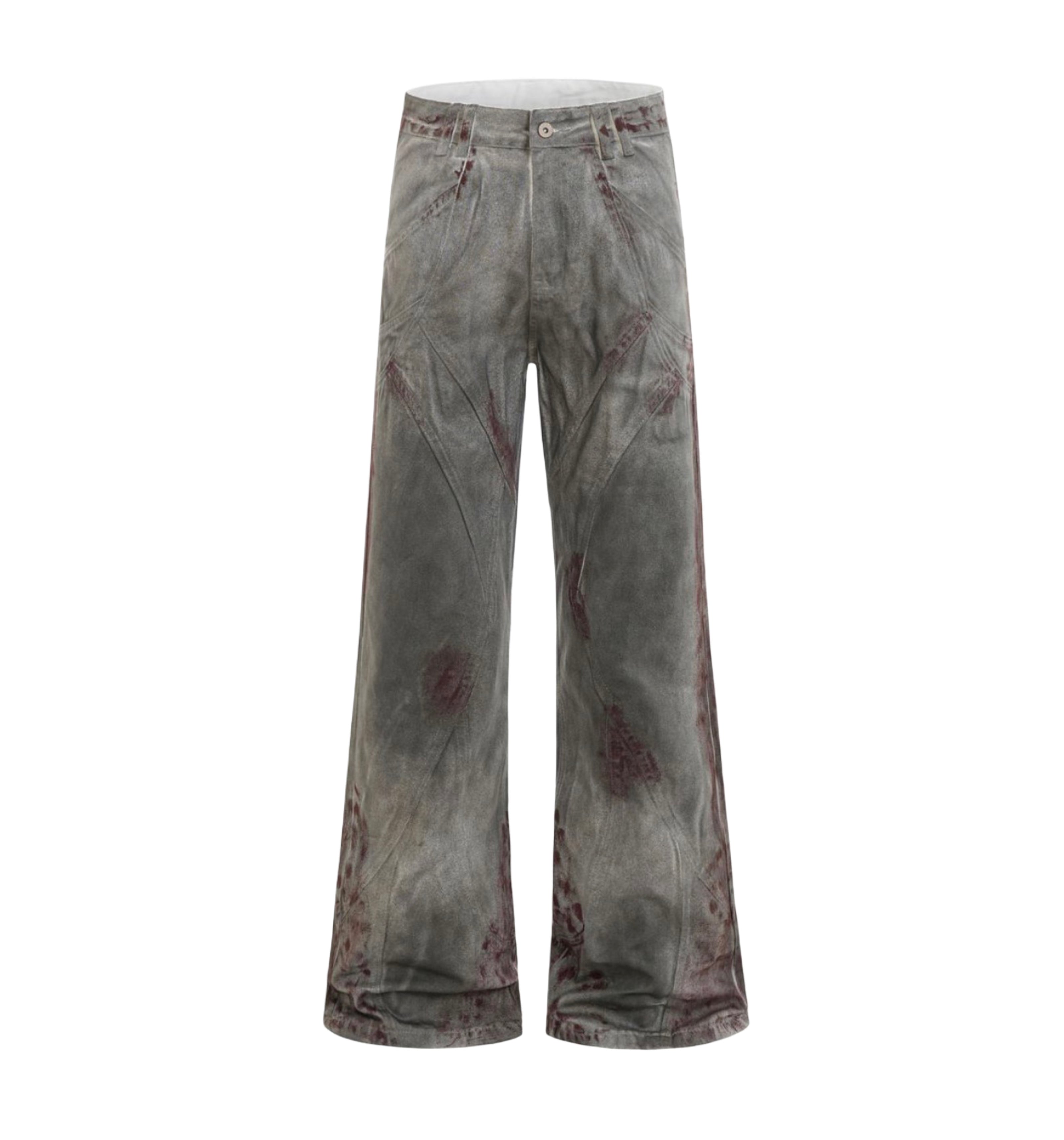 Undeveloped Bloodstain Flare Denim