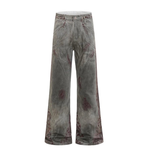 Undeveloped Bloodstain Flare Denim