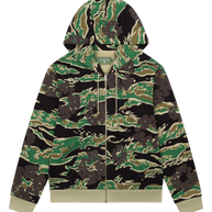 Denim Tears Green Camo Cotton Wreath Zip Up