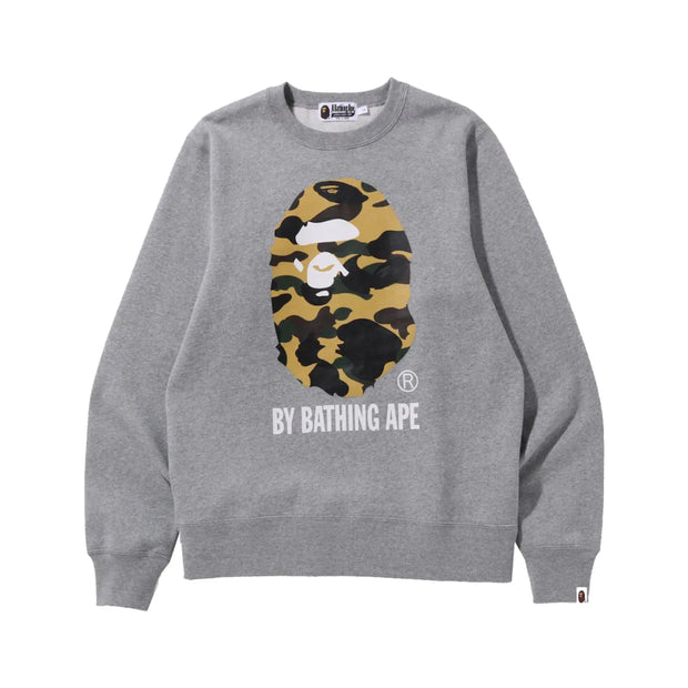 Bape Big Head Crewneck Grey