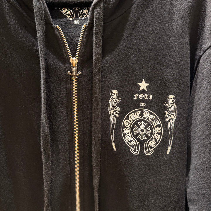 Chrome Hearts FOTI Skull Astronaut Zip Up Hoodie (PREOWNED)