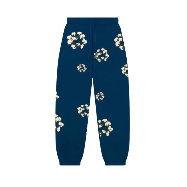 Denim Tears x Cactus Plant Cotton Wreath Sweatpants Navy