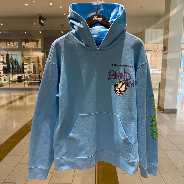 Chrome Hearts Matty Boy Brain Hoodie Blue (PREOWNED)
