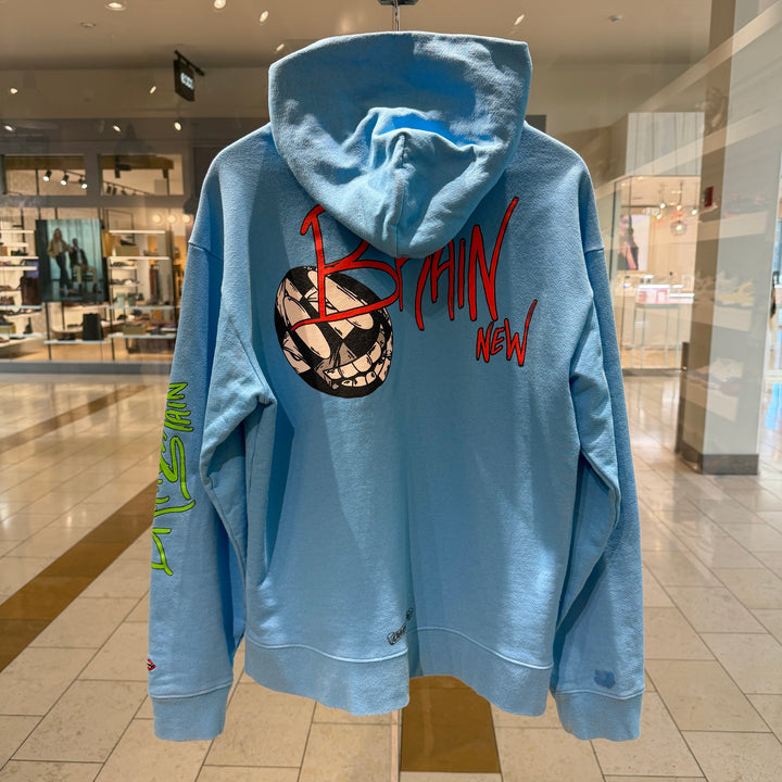 Chrome Hearts Matty Boy Brain Hoodie Blue (PREOWNED)