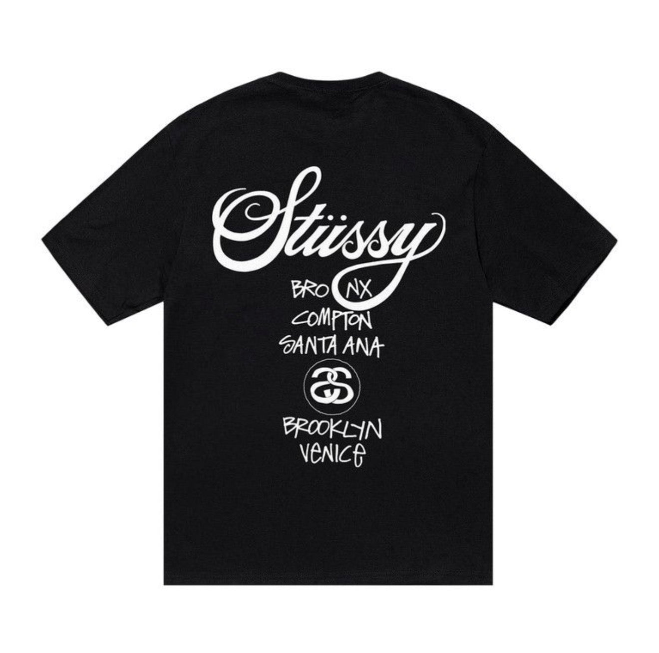 Stussy Black World Tour Tee