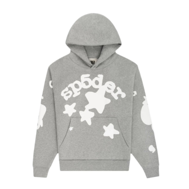 SP5DER Beluga Dark Heather Grey Hoodie