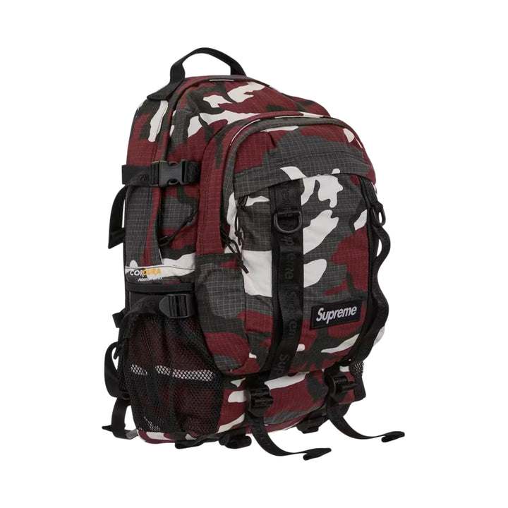 Supreme Red Camo Logo Backpack (SS26)