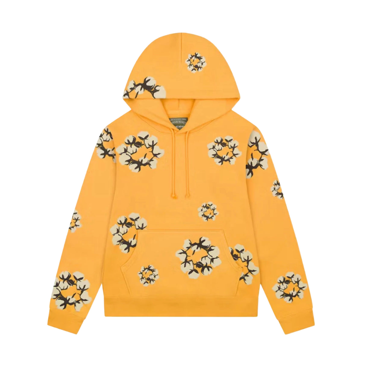 Denim Tears x Cactus Plant Cotton Wreath Hoodie Yellow