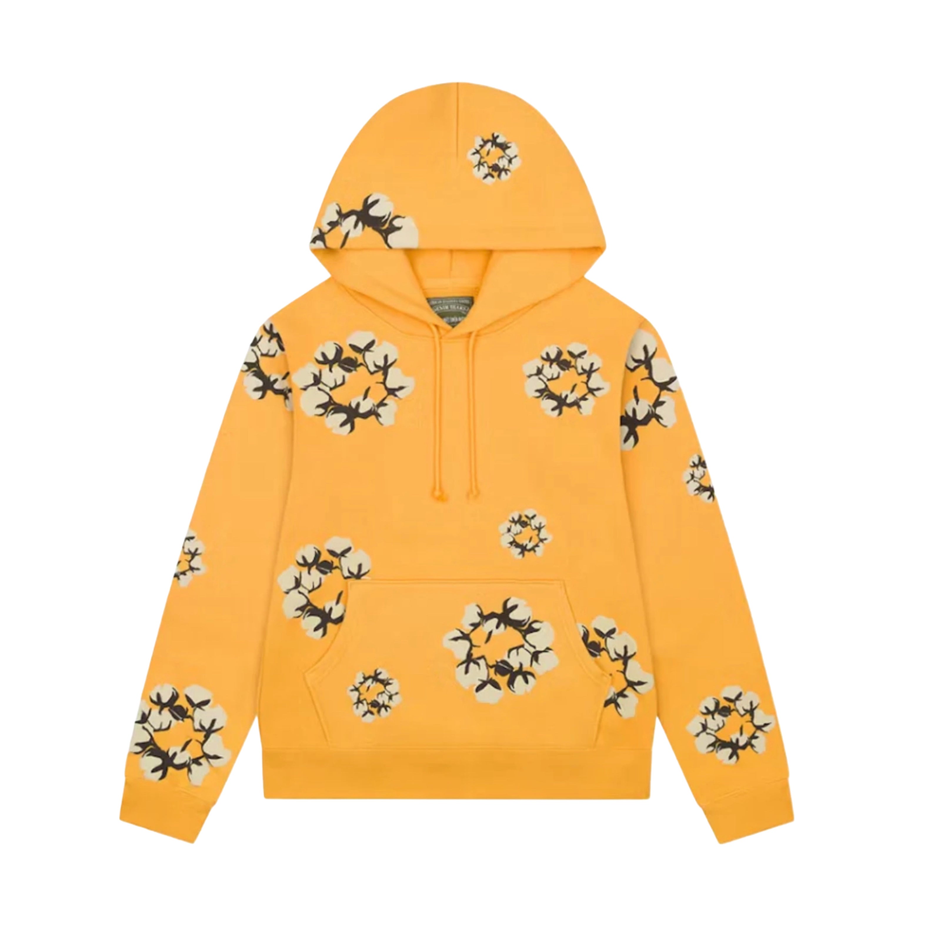 Denim Tears x Cactus Plant Cotton Wreath Hoodie Yellow