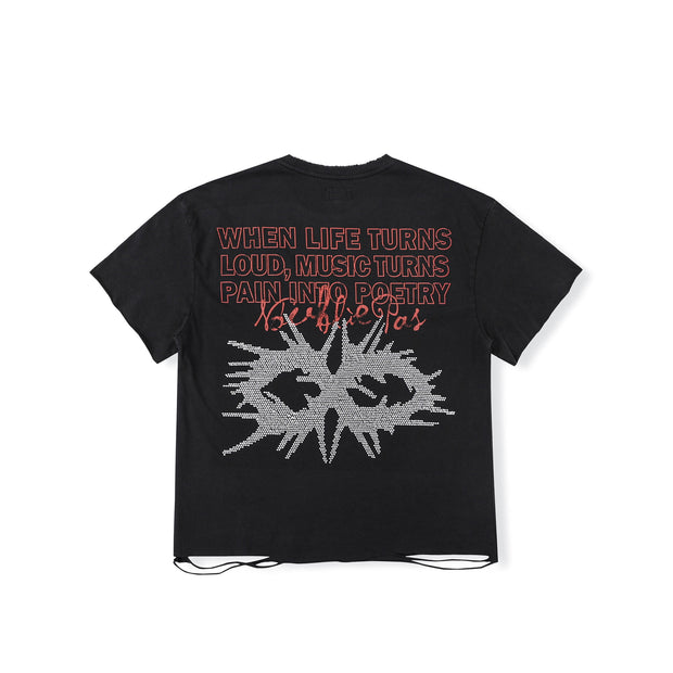 N'oublie Pas Black Telephone Tee