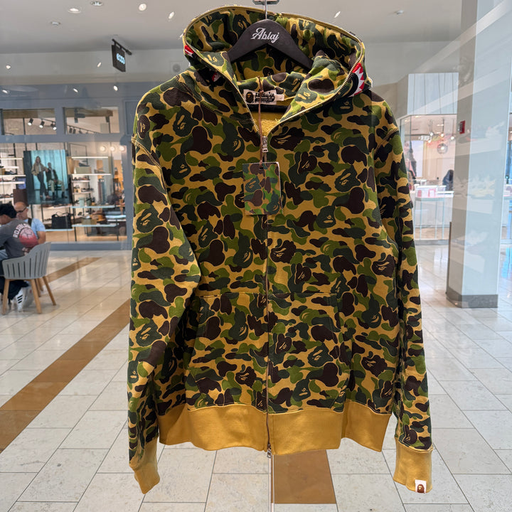 Bape Big ABC Camo Shark Full Zip Hoodie *Worn x1* (PREOWNED)