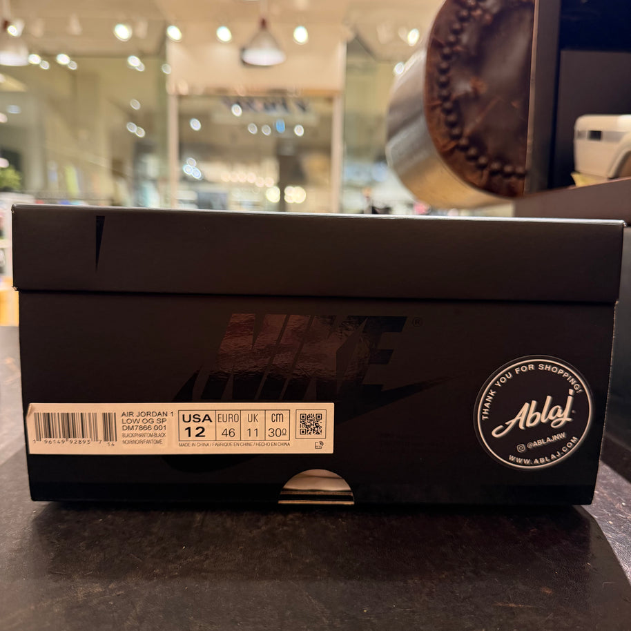 Jordan 1 Low OG SP Travis Scott Black Phantom (PREOWNED)