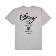 Stussy Grey World Tour Tee