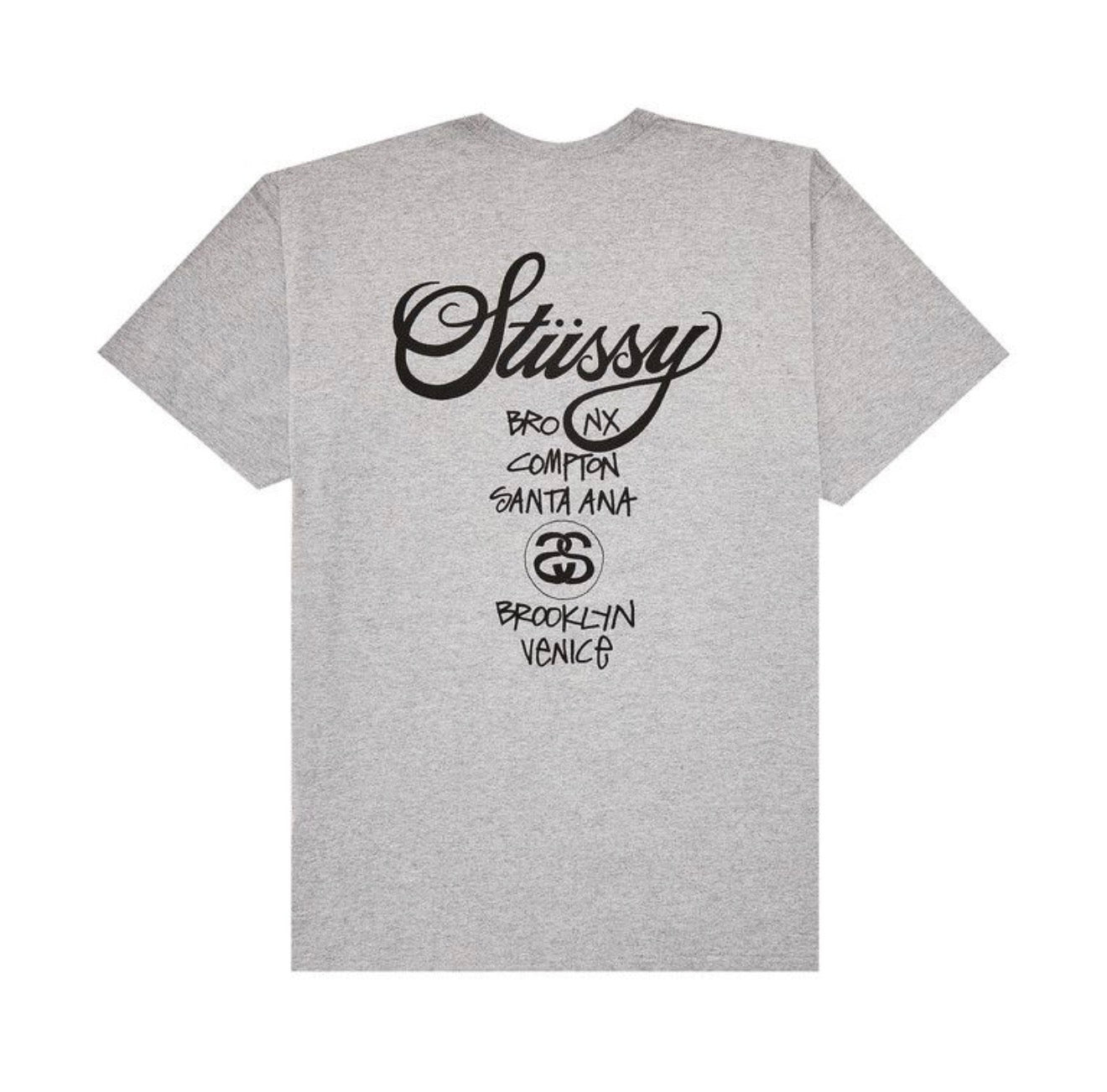 Stussy Grey World Tour Tee