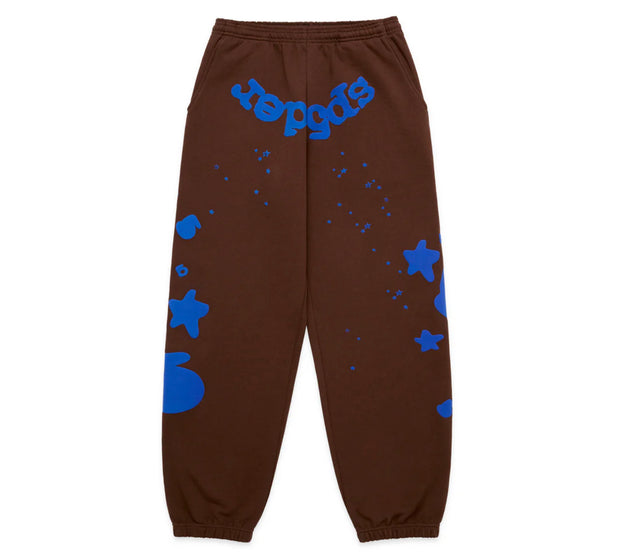 Sp5der Beluga Brown Sweatpants