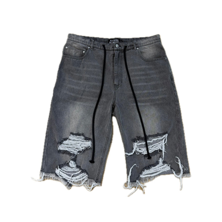 Matiere De Desirs Sample Grey Denim Shorts