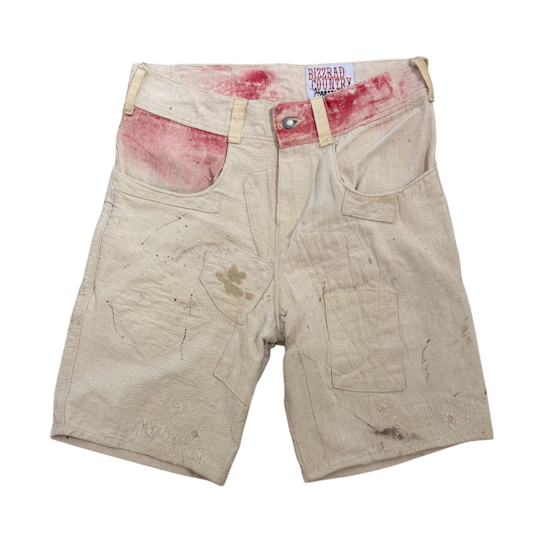 Bizzrad Country Patch Khaki Shorts