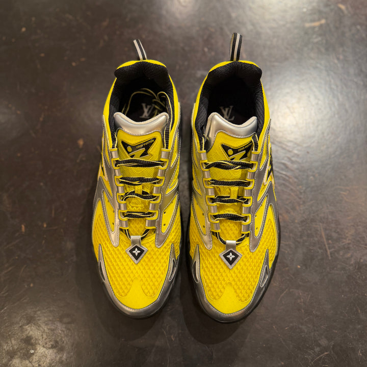 LV Yellow/Silver Tactic Sneakers No Box (PREOWNED)