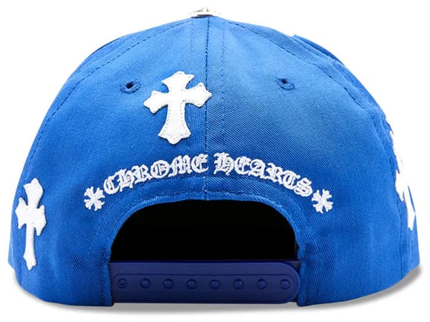 Chrome Hearts Cross Patch Baseball Hat “Blue”