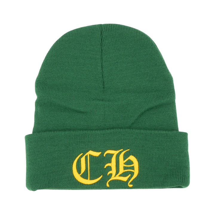 Chrome Hearts Green/Yellow CH Beanie