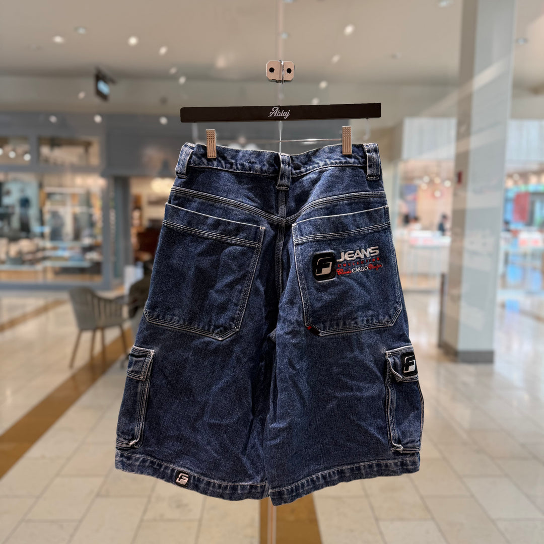Vintage Fubo Classic Cargo Jean Shorts 