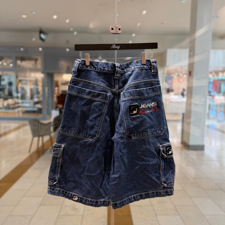Vintage Fubo Classic Cargo Jean Shorts 