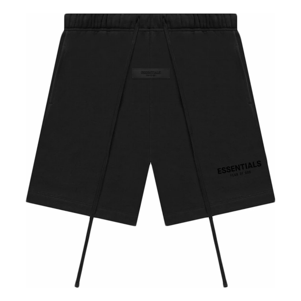 Essentials Stretch Limo Black Felt Hit Shorts