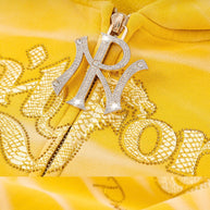 N'oublie Pas Yellow Python Zip Up