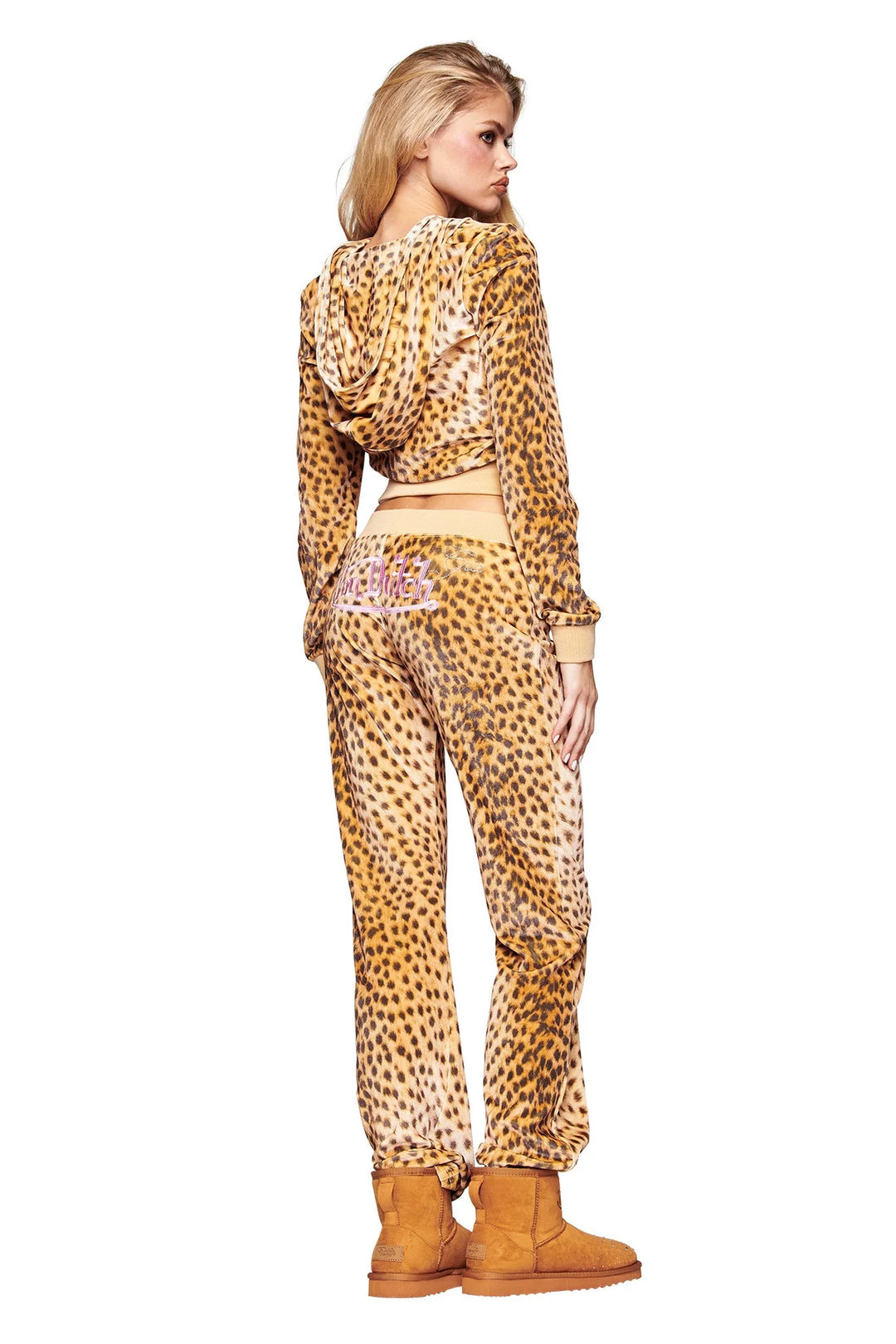 I.AM.GIA x Von Dutch Cheetah Velour Set