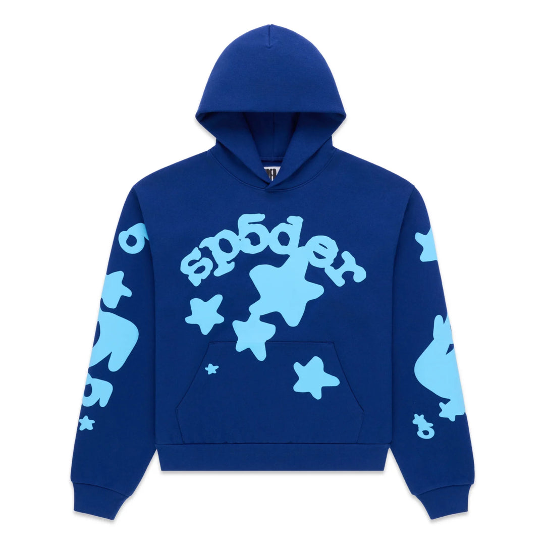 SP5DER Blue Beluga V2 Hoodie