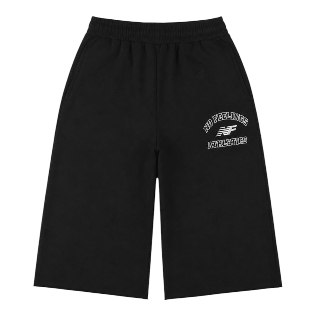 No Feelings Athletics Black Shorts