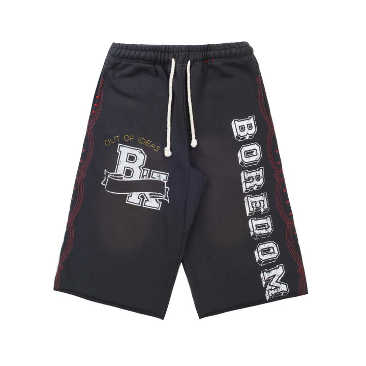 Boredom Kills Brown Collegiate Shorts