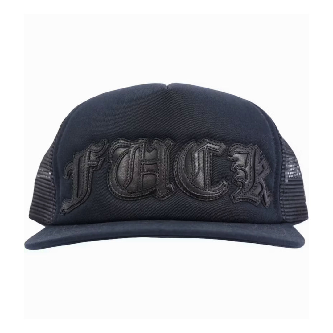 Chrome Hearts Black F*** Patch Trucker Hat