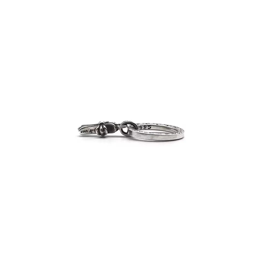 Chrome Hearts Silver Babyfat Drop Ring