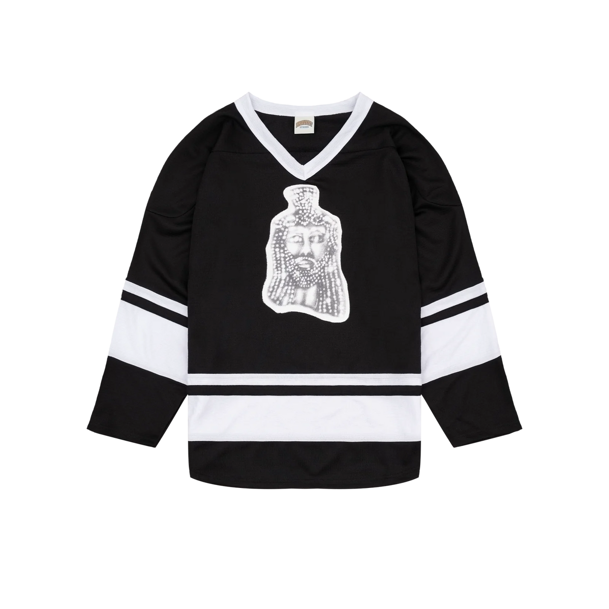 Bravest Studio Black Jesus Piece Hockey Jersey
