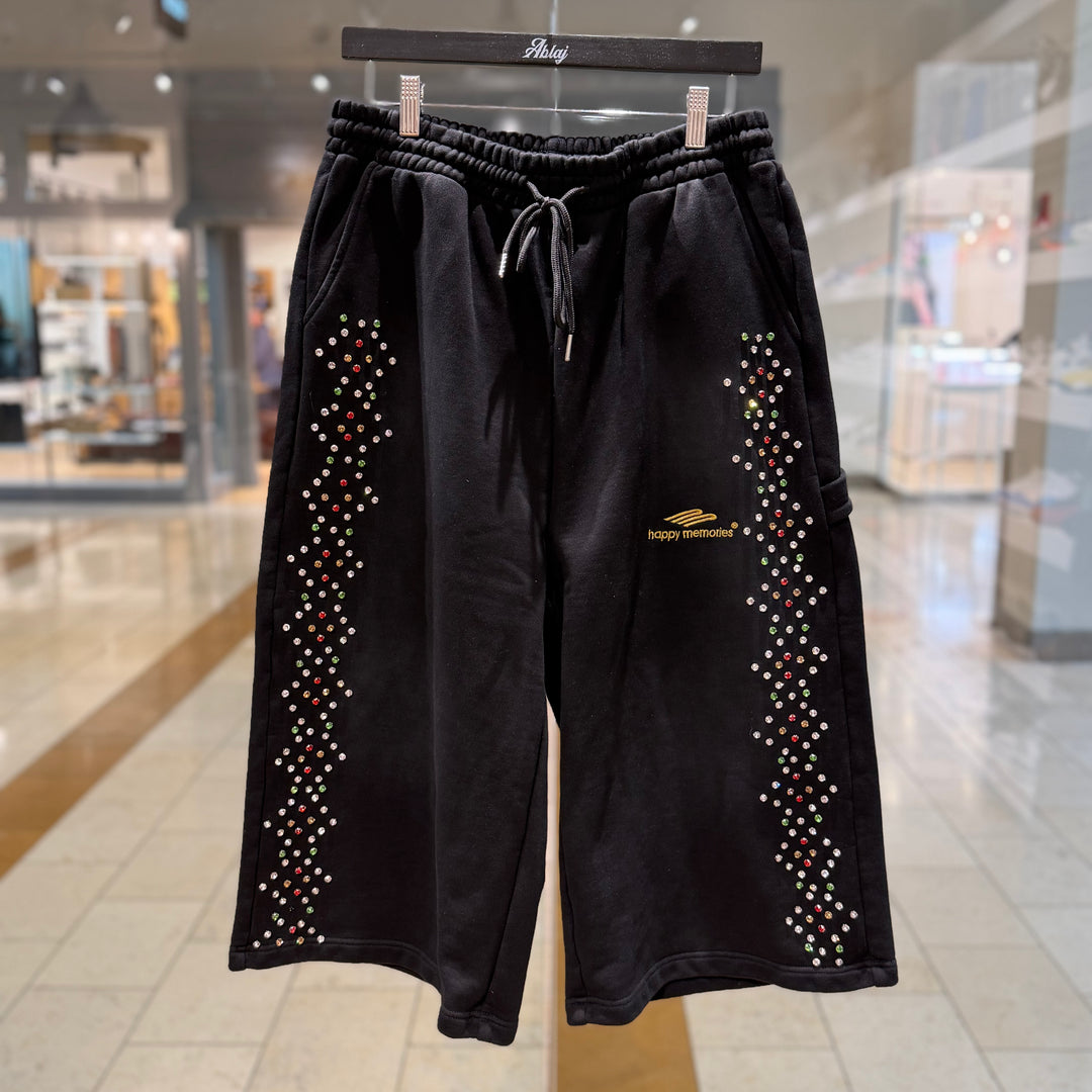 HMDD Crystal Sweatshorts (PREOWNED)
