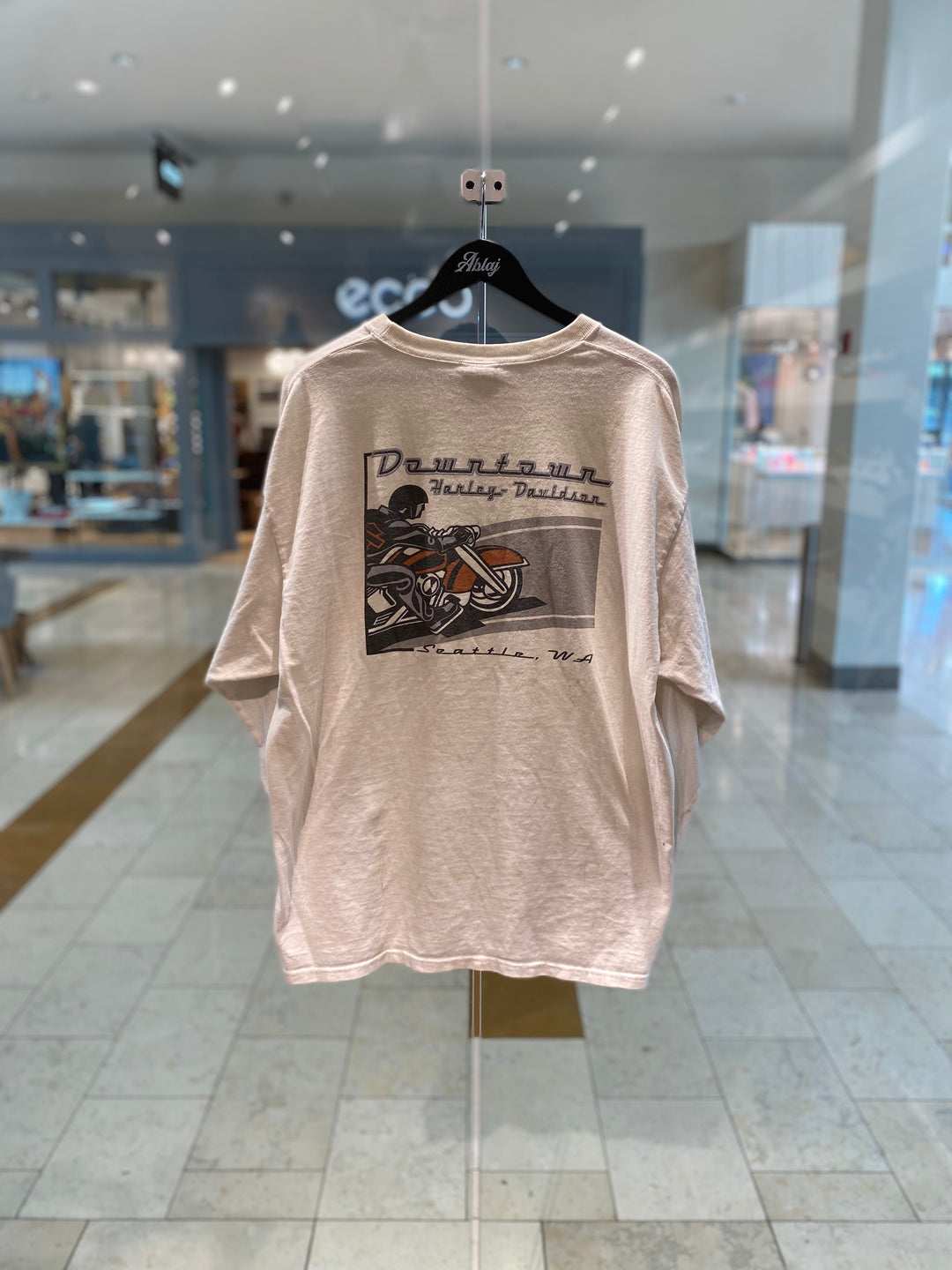 Harley Davidson White Seattle Longsleeve